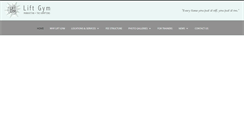 Desktop Screenshot of liftgym.com