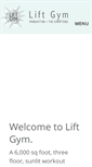 Mobile Screenshot of liftgym.com